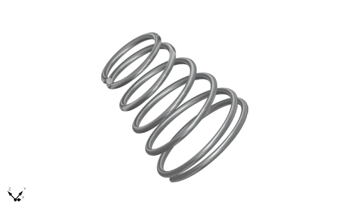 compression-spring-round -cone-shaped-cone-compression-spring-coil-placed-placed